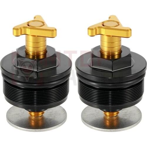Preload Fork Cap Triangle Adjustable Fork Bolts For Yamaha MT250 MT-25 MTN320 MT-03 2016 2017 2018 41mm 45P-F3111-00-00