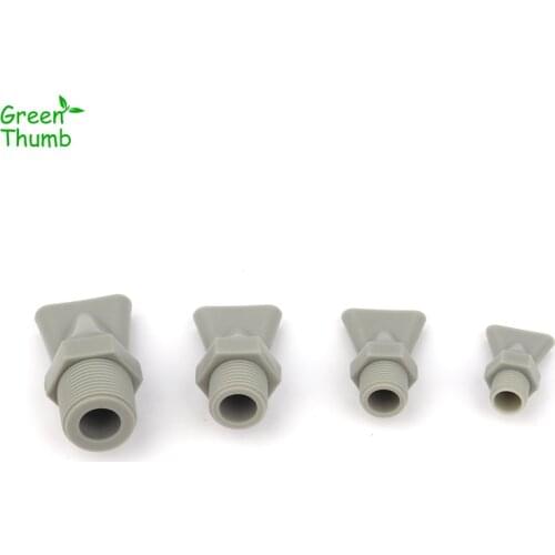 1pc 1/4,3/8,1/2,3/4 Inch Duckbill Sprinkler Male Thread Garden Irrigation Nozzle High Quality Industrial Agriculture Flat Nozzle