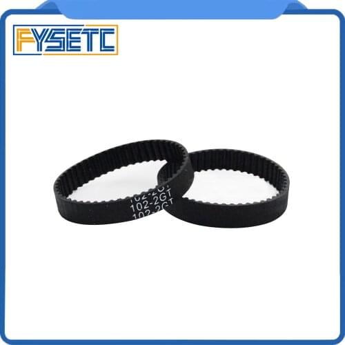 3D Printer Belt Closed Loop Rubber GT2 Timing Belt 2GT-6 Length 110/112/200mm/280mm/400/610/852/ width 6mm