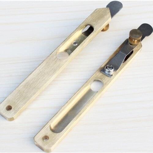 Hand DIY Draw Gauge Professional Patchwork Fabric Leather Craft Cut Strap Sewing Cutter Knife Tool with Blade Trimming Leather