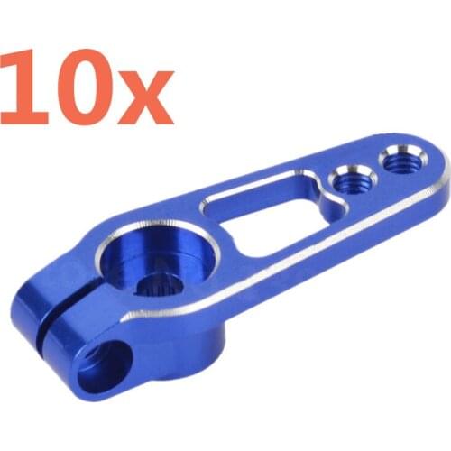 10Pieces Aluminum Alloy 25T Servo Horn Arms 31mm For 1/10 TRX4 Sakura D4 RC Cars Drift Crawler Universal Accessories Parts