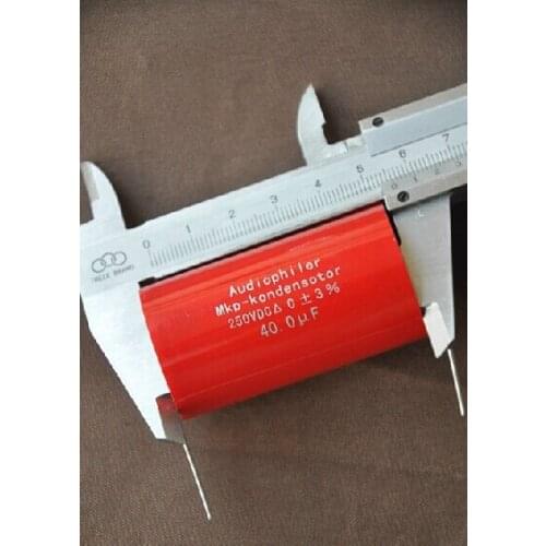 Suq Audio Axial Polypropylene Audiophiler MKP 40uF 250V Capacitor For Audio Tube Amplifier Speaker Circuit Crossover