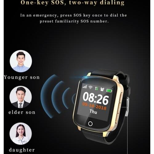 KINYO unique nano card design GPS smart watch with WIFI LBS SOS smartwatch familiarity number dialing watches for Android Apple