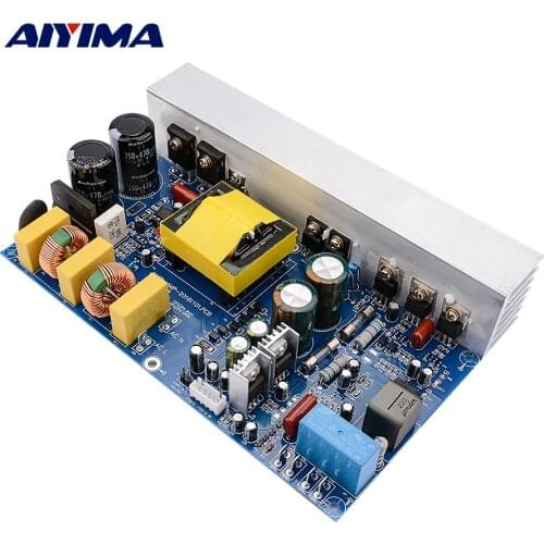 AIYIMA 1000W Power Amplifier Audio Board Class D Mono Digital Sound Amplifier Speaker Amp With Switch Power Supply Home Theater