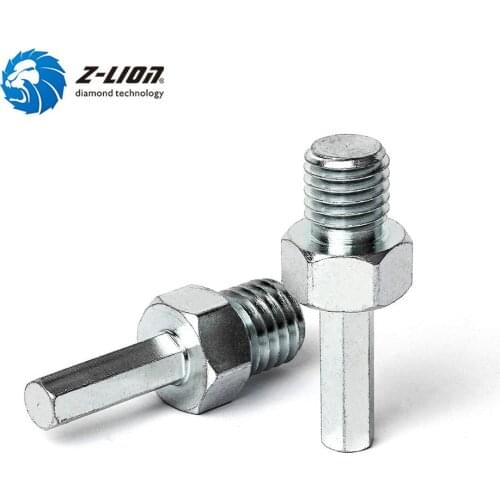 Z-LION 5/8-11 M14 Male Thread To 3/8 Inch Adapter Hexagon Shank For Drill Core Bits Converter High Quality Steel Adapter
