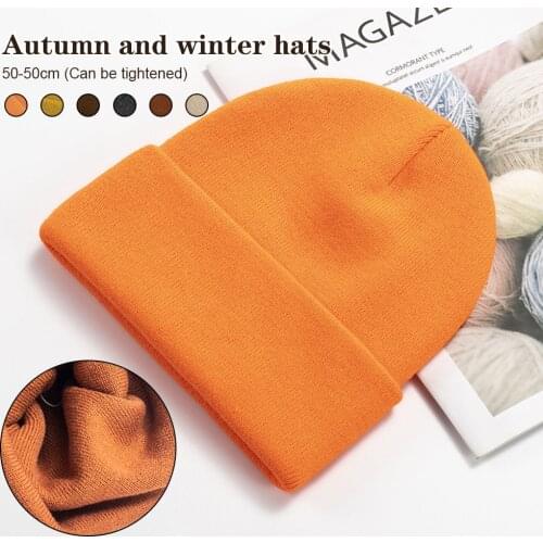 2021 Winter Beanie Hat Thermal Polar Fleece Stocking Skull Cap Knitted Cap Watch Cap Skiing Running Sports Cap Hiking Caps