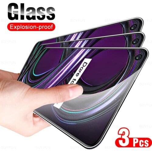 3Pcs HD Full Cover Protective Glass Film For OPPO Realme 8s 5G Screen Protector Tempered Glass For Realmi Realme8s 6.5 inch 2021