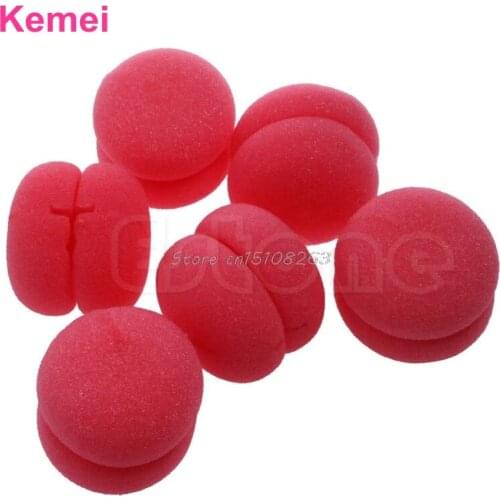 18Pcs Soft Balls Soft Sponge Hair Care Curler Rollers New -Y207 Drop Shipping