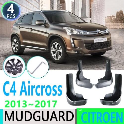For Citroen C4 Aircross 2013 2014 2015 2016 2017 Fender Mudguard Mud Flaps Guard Splash Flap Car Accessories
