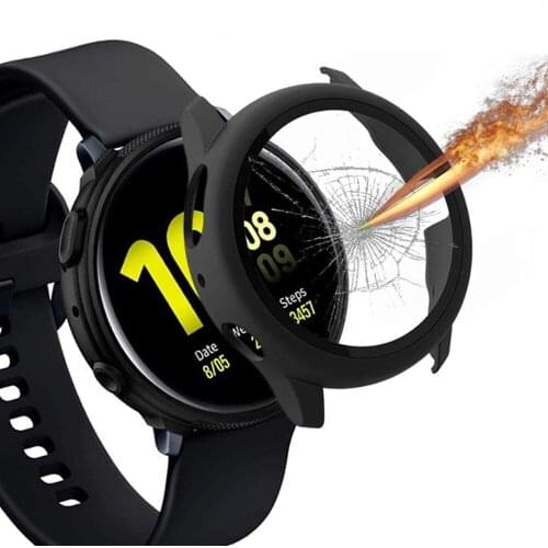 For Samsung Galaxy Active 2 40mm 44mm case with Screen Protector Ultra Thin HD Tempered Glass Cover active2 Bumper Full Coverage