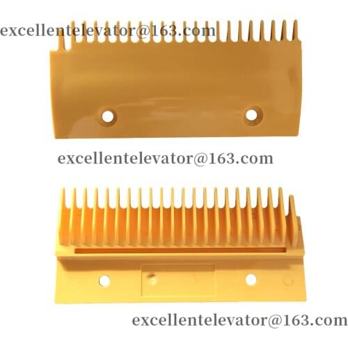 DSA2001488A-L 22T Plastic Comb Plate L203mm W93.5mm Hole Space 119mm Use for LG-Sigma Escalator 1 Pack=5 Pieces