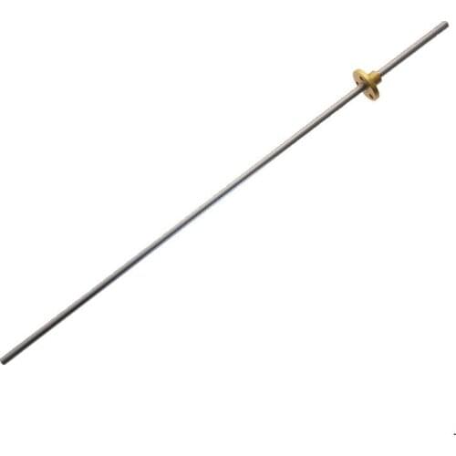 DuoWeiSi T5 Lead screw with nut 300mm length pitch 1mm lead 2mm 5mm diameter Stainless Steel For CNC 3D Printer Reprap SG008