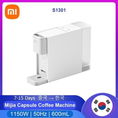 XIAOMI MIJIA S1301 Capsule Coffee Makers 20BAR Electromagnetic Pump Fully Automatic Espresso Instant Coffee Machine for Office