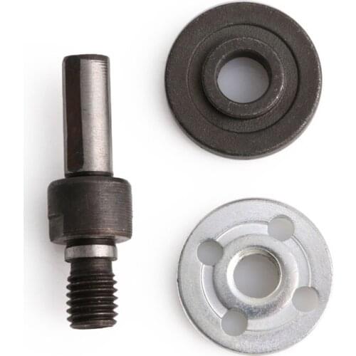 M10/16mm Hole Drill Angle Grinder Mandrel Adapter Disc Holder Kit Spanner Kit Power Tools