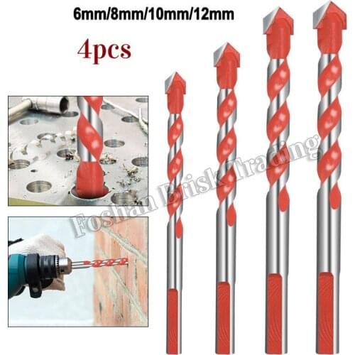 Multi-function Triangle Drill Bit Hard Alloy Twist Drill Bit King Drill For Cutting Ceramic Tile Glass Ceramic Marble