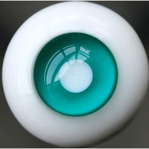 [wamami] Et75# 14mm Green & Blue For BJD Doll Dollfie Glass Eyes Outfit
