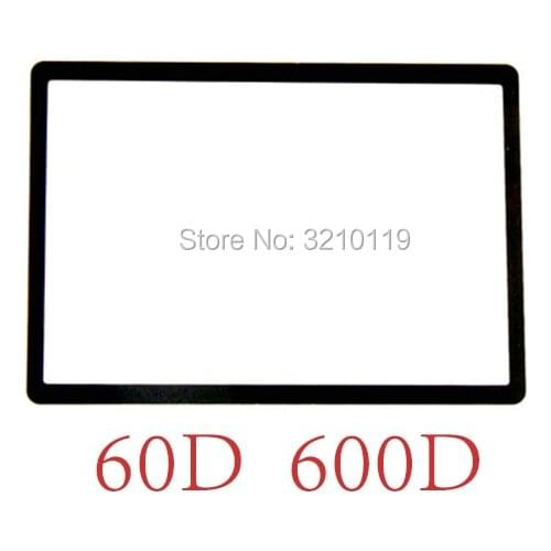 New LCD Screen Window Display (Acrylic) Outer Glass For CANON EOS 60D 600D EOS Rebel T3i EOS Kiss X5 Screen Protector + Tape
