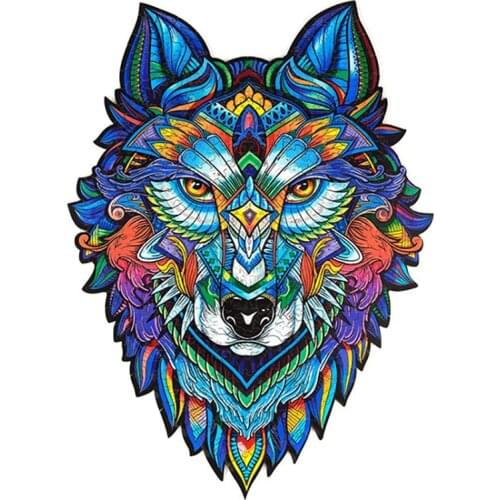 New DIY Puzzle Each Piece is Animal Shaped Wooden Animal Puzzles for Adults Puzzles for Kids Jigsaw Christmas birthday Gifts