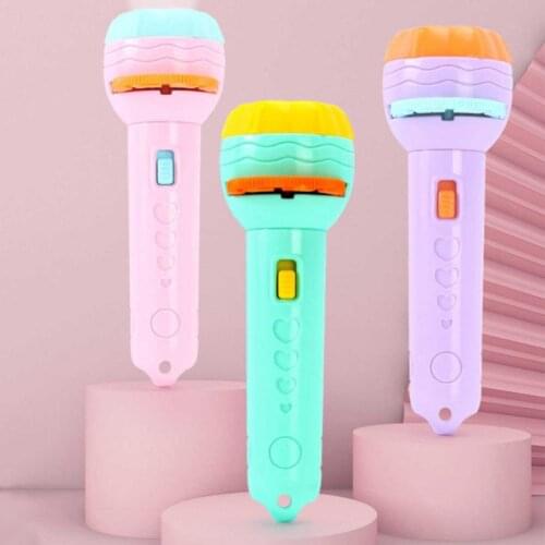 Infant Starry Sky Projector Flashlight Educational Kids Luminous Toy Teach Babies Story Machine Early Education Toy Kids Gift