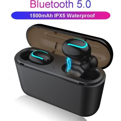 Q32 Bluetooth 5.0 Earphones TWS Wireless Headphones Blutooth Earphone Handsfree Headphone Sports Earbuds Gaming Headset