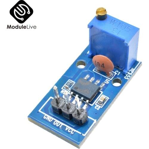 1pcs NE555 Adjustable Resistnce Frequency Pulse Generator Module For Arduino Smart Car 5V-12V 1-CH 1 Channel Output Module