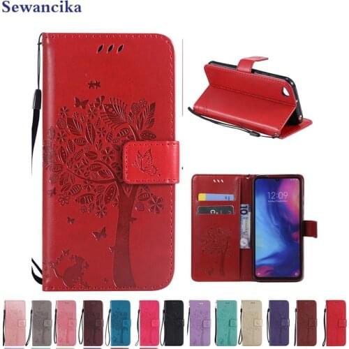 Luxury PU leather tree phone case for Motorola Moto Z4 Play (6.22") wallet With Card Holder Cover