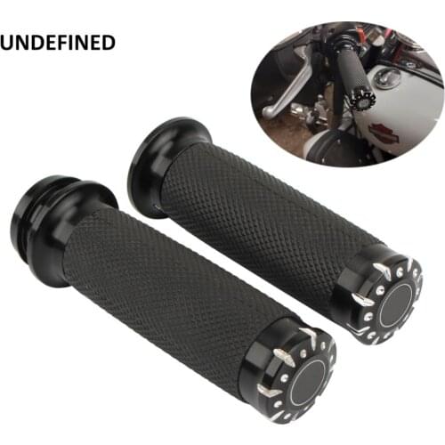 25mm Motorcycle Handle Grips Electronic Throttle Hand Grips Handlebar For Harley Touring Street Glide Road Glide Softail Dyna