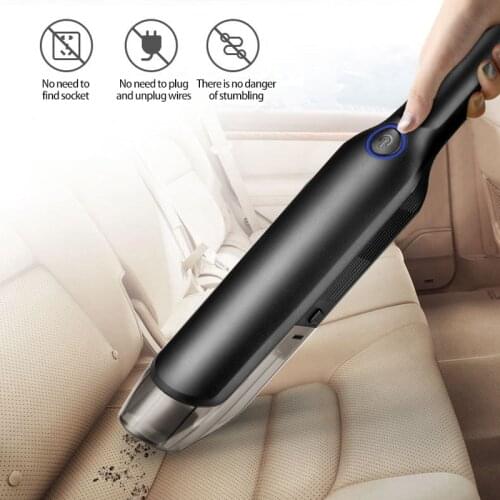 Handheld Wireless Vacuum Powerful Cyclone Suction Rechargeable Car Vacuum Cleaner Wet And Dry Auto Car Electrical Appliance