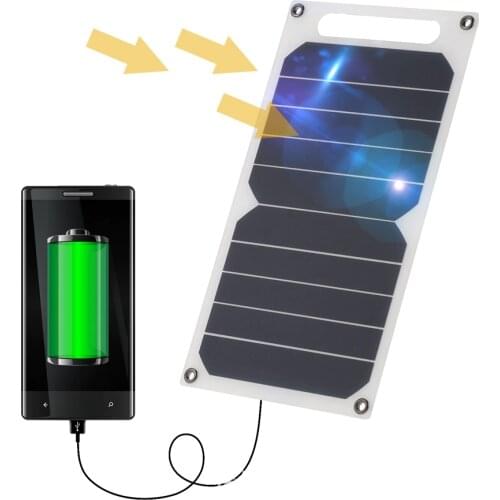 Output current 1000mAh Solar Panel 5V 5W Solar Power Charging Panel Charger USB For Mobile Smart Phone Samsung