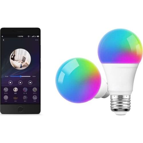 Led Bulb Lamp Smart Home Night Light Glow In The Dark Party Decoration Festival 9W E26 E27 Rgb Dimmable Bluetooth