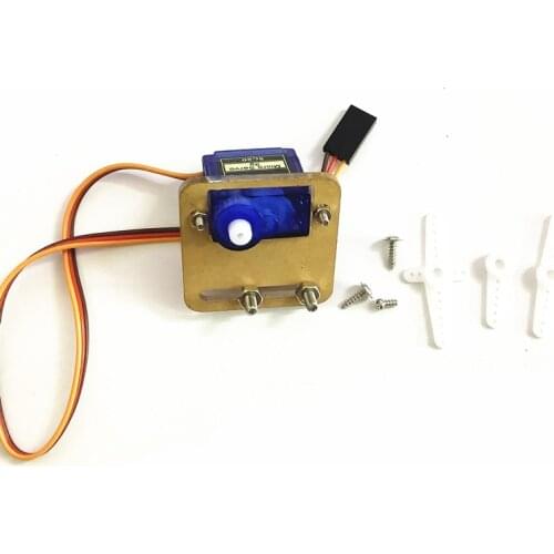 Smart Electronics Rc Mini Micro 9g 1.6KG Servo SG90 for RC 250 450 Helicopter Airplane Car Boat For Arduino DIY Acrylic bracket