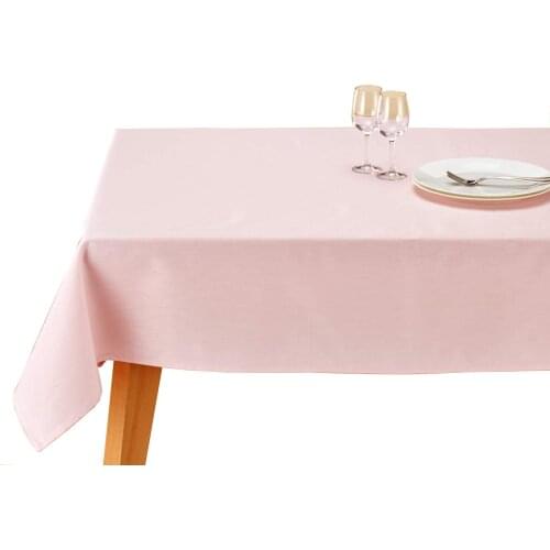 Zeren Home Pink Color Carefree Table Cloth 170x500 cm