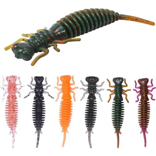 10pcs 1.2g/3g/6g Fishing Lure Soft Lure Worm Shad Silicone Baits Crankbait Snappers Wobblers Swimbait Artificial Leurre Souple