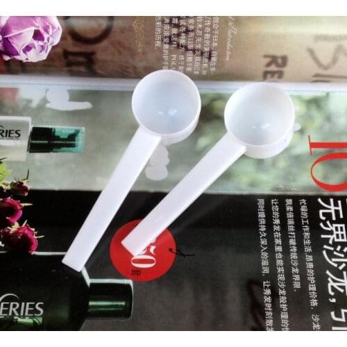 1000pcs Professional White Plastic 5 Gram 5g Scoops/Spoons For Food/Milk/Washing Powder/Medicine Measuring SN1428