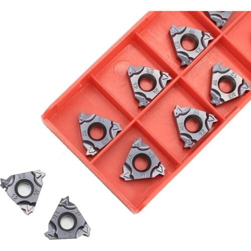 16ERM 12 W IC908 10pcs Carbide Inserts 16ERM 12 W IC908 Plate CNC Threaded Blade Lathe Cutter Tool Turning Tools