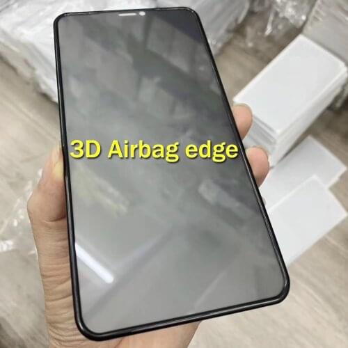 3D Airbag edge Anti Spy Peeping Screen Protector For iPhone 12 mini 11 Pro X XS Max XR 6 7 8 Plus SE 2020 Privacy Tempered Glass