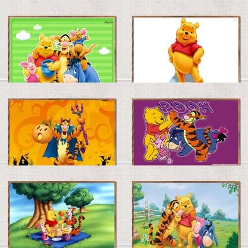 5D Diamond Painting Winnie The Pooh and Tigger Full Square Diamond Embroidery Sale Picture Rhinestone Diamond Mosaic Home Decor
