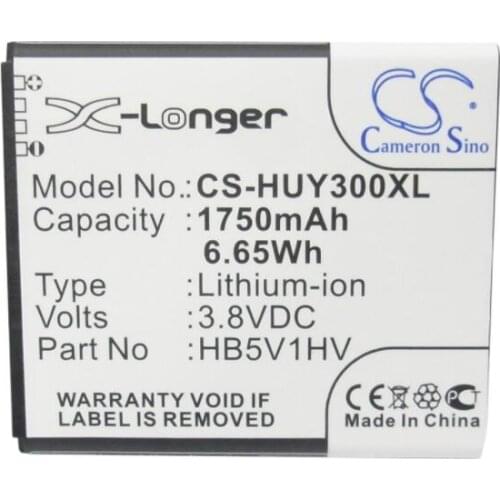 Cameron Sino 1750mah battery for HUAWEI Ascend G350 G350-U00 T8833 U8833 W1 W1-C00 W1-U00 Y300 Y300-0100 Y300-0151 Y300C