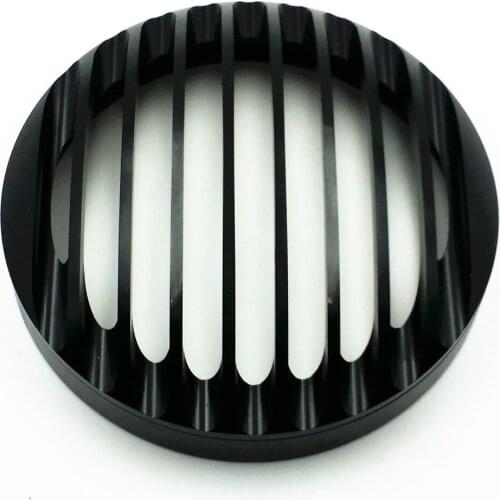 Freeshippping GRILLE BLACK ALUMINUM HEADLIGHT COVER FOR HARLEY SPORTSTER XL 883 1200 04-12