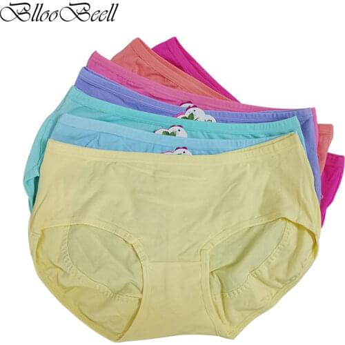 BllooBeell Solid Cotton Sexy Womens Panties Underwear Every Day Briefs Low Rise Panties Candy Color Carry Buttock Lingerie