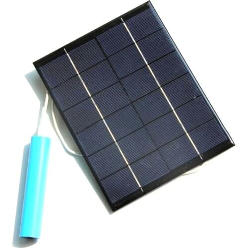 BUHESHUI 5.2W 6V Solar Panel Charger For Mobile Power Bank Polycrystalline Solar Cell Solar Panel USB Charger Free Shipping
