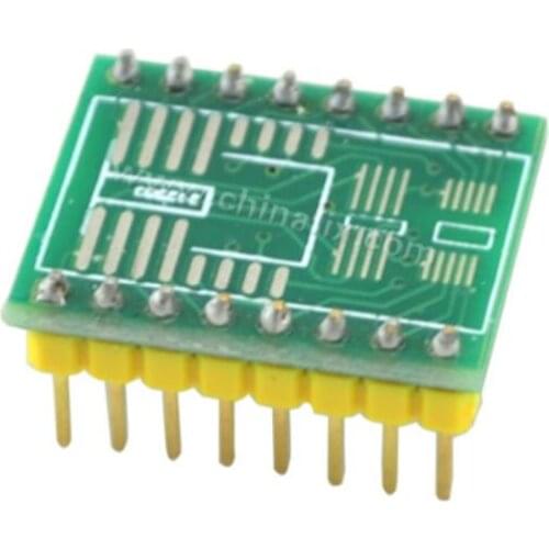 Y4 four-purpose (SOP8 wide 8-pin / 16-pin TSSOP8) simple adapter / gold-plated / sop to DIP adapter