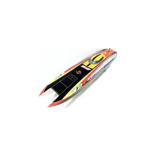 Genesis BE1122 Catamaran Electric Brushless Fiberglass RC Racing Boat with 3674 brushless motor KV2075, 120A ESC with BEC