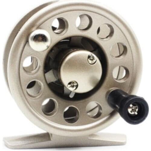 Fly Reel Winter Fishing Plastic Ice Fishing Reel Right Left Handed Fishing Raft Wheel Ice Fishing Vessel Wheel Ultra-light