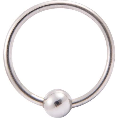 Stainless Steel Penis Ring Single Bead Ring Couples Couples Passion Sex Toys Couples Use Cock Ring