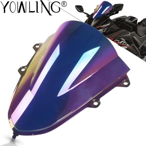 R15 Windscreen Motorcycle Colorful Windshield Wind Deflector Air Deflector Bracket FOR YAMAHA R15 V3 2017 2018 2019 2020 YZFR15