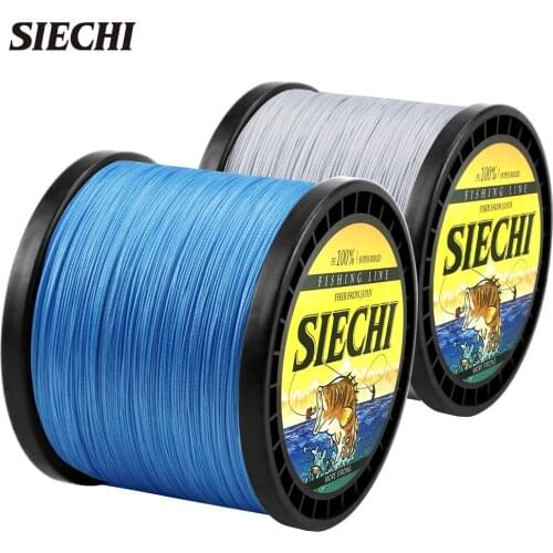 SIECHI Braid Fishing line 300M 500M 1000M 8 Strands Multifilament Fishing Wire Carp Fishing 20-88lb