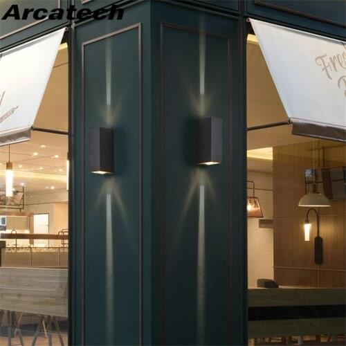 6W LED Wall Light Outdoor Waterproof Modern Nordic Style Indoor Wall Lamps Living Room Porch Garden Lamp NR-27