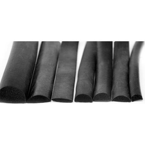 5 Meter D Type Seal Strip EPDM Dense Foam Seal Soundproof Waterproof Sealing Strip With Adhesive For Car Motor RV Door Window