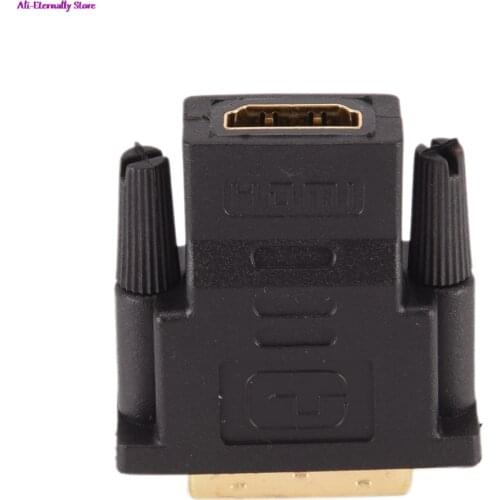 High Quality DVI-D 24+1 Dual Link Male to HDMI Female Adapter Converter Connector for PC PS3 Projector TV Box